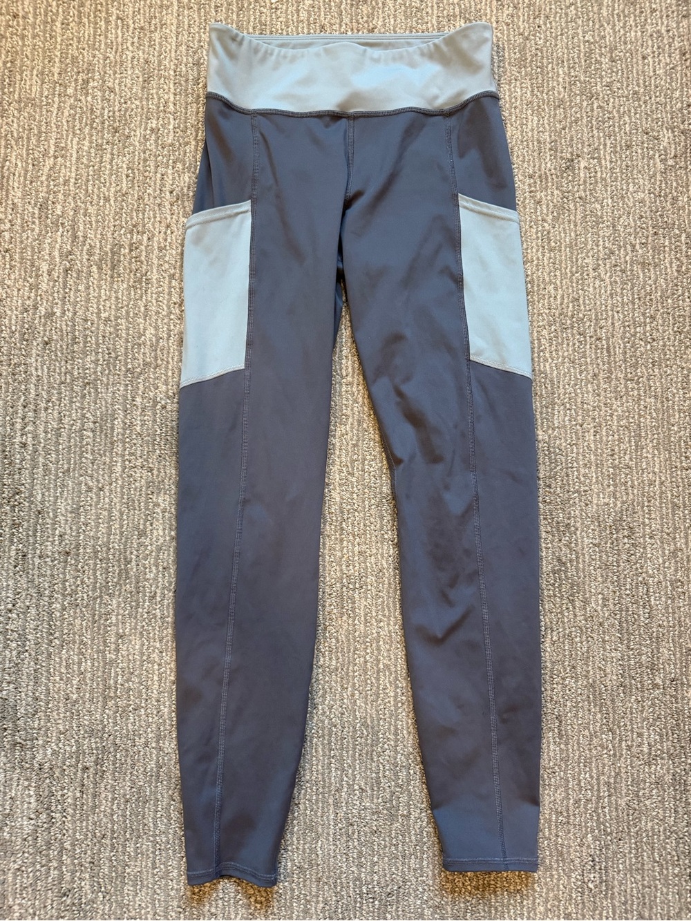 Parks Project Glacier Trail Blue Colorblock Pocket Leggings M